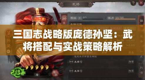 三国志战略版庞德孙坚：武将搭配与实战策略解析